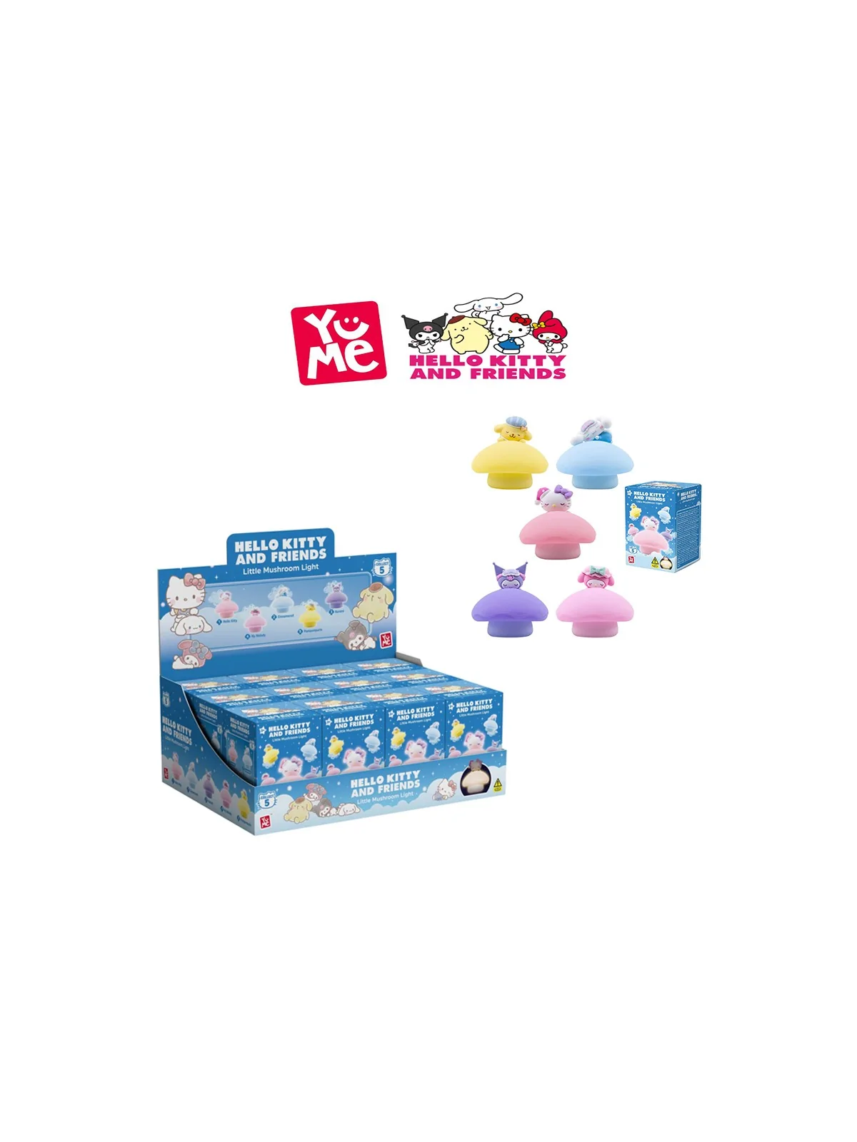 YuMe Hello Kitty Night Light Little Mushroom