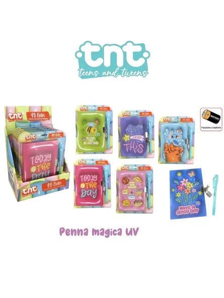 TNT Diario Effetto 4D con Penna Magica