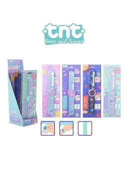 TNT Bracciale Slap con Righello e Gomma