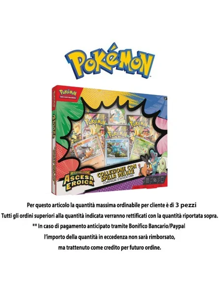 Pokemon Ascesa Eroica Collezione con Spilla Deluxe