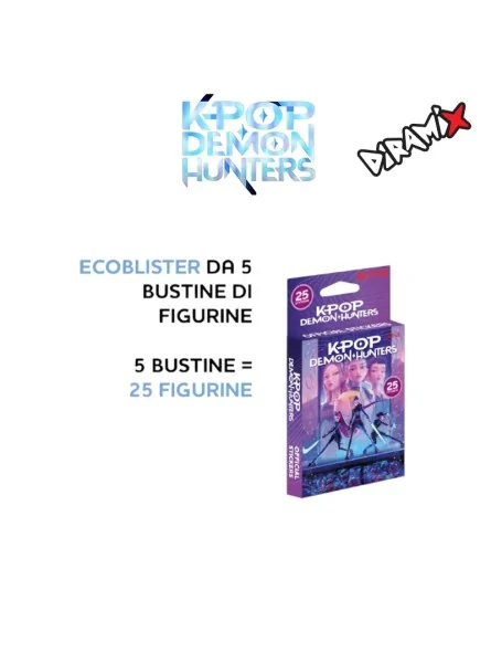 K-Pop Demon Hunters Ecoblister da 5 Figurine