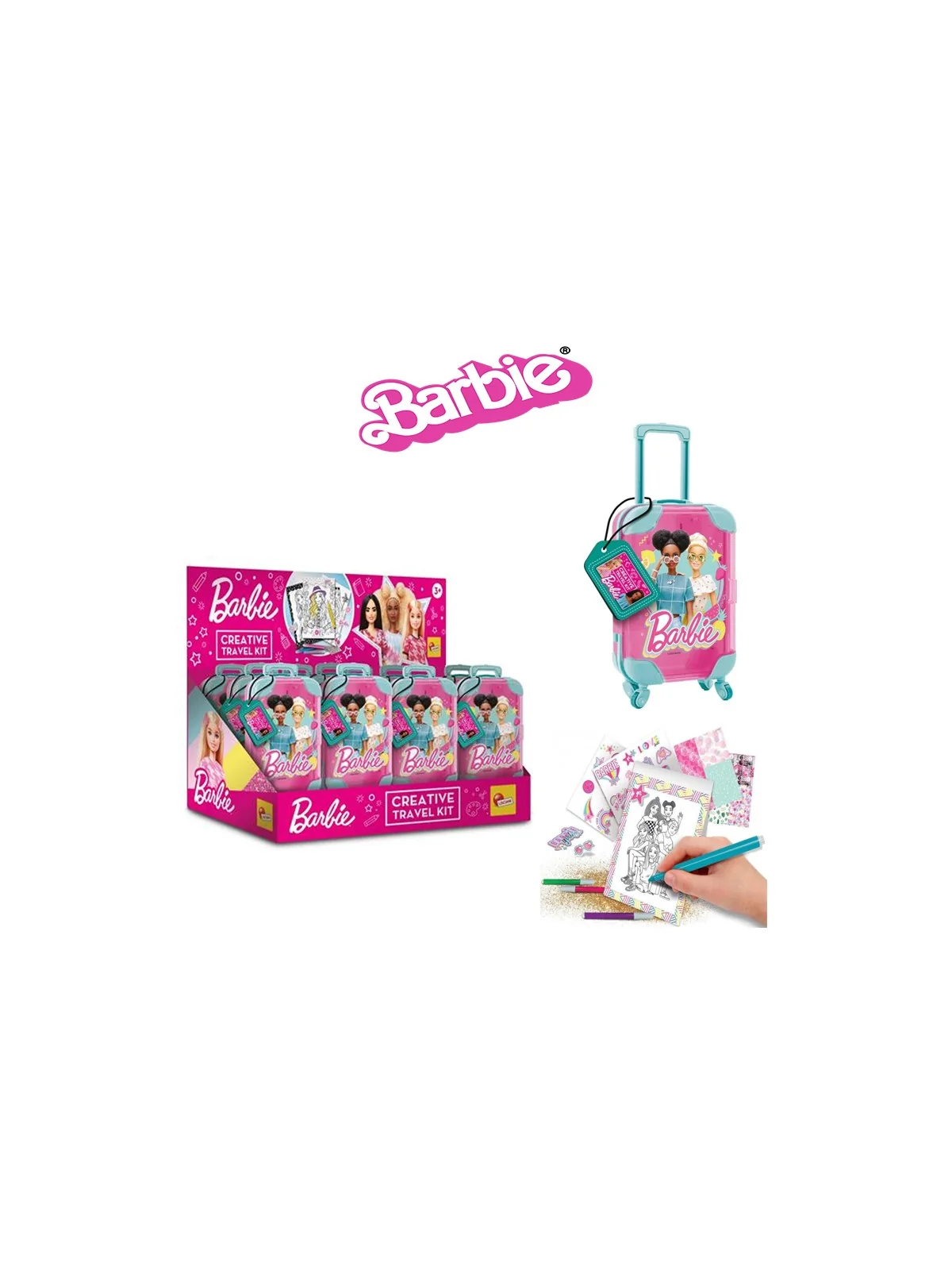 Barbie Creative Travel Kit Lisciani