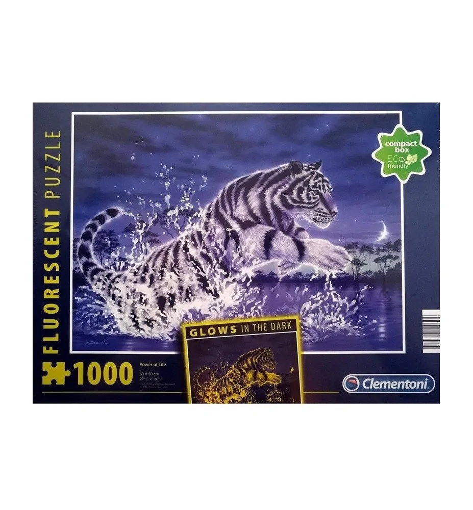 Puzzle Clementoni Tigre Fluorescente 100 pcs